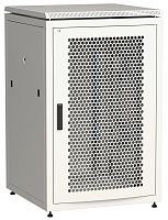 ITK Шкаф сетевой напольный 19" LINEA N 18U 800х800мм перфорированная передняя дверь, задняя металлическая серый | код LN35-18U88-PM | IEK